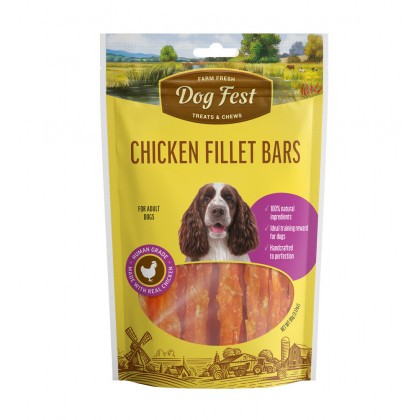 Pet Fest Chicken Fillet Bars Dog Treats