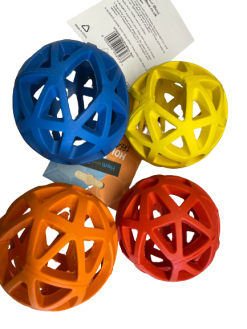H&B 9cm rubber holey ball (mixed)