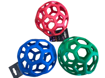 H&B 13cm TPR holey ball (mixed)
