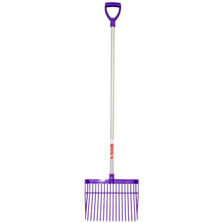 Red Gorilla D Handle PC Bedding Fork Purple