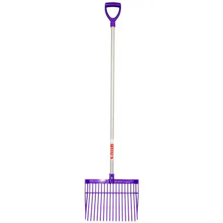 Red Gorilla D Handle PC Bedding Fork Purple