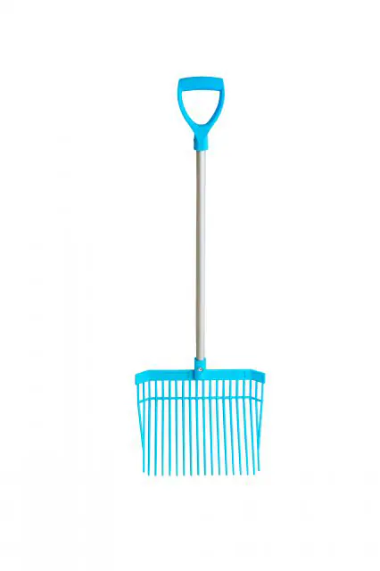 Red Gorilla D Handle PC Bedding Fork Blue