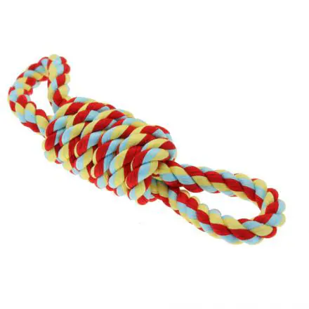 Twist-Tee Coil Tugger & 2 Handles Dog Toy