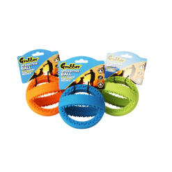 Grubber Interactive Football Mini Dog Toy