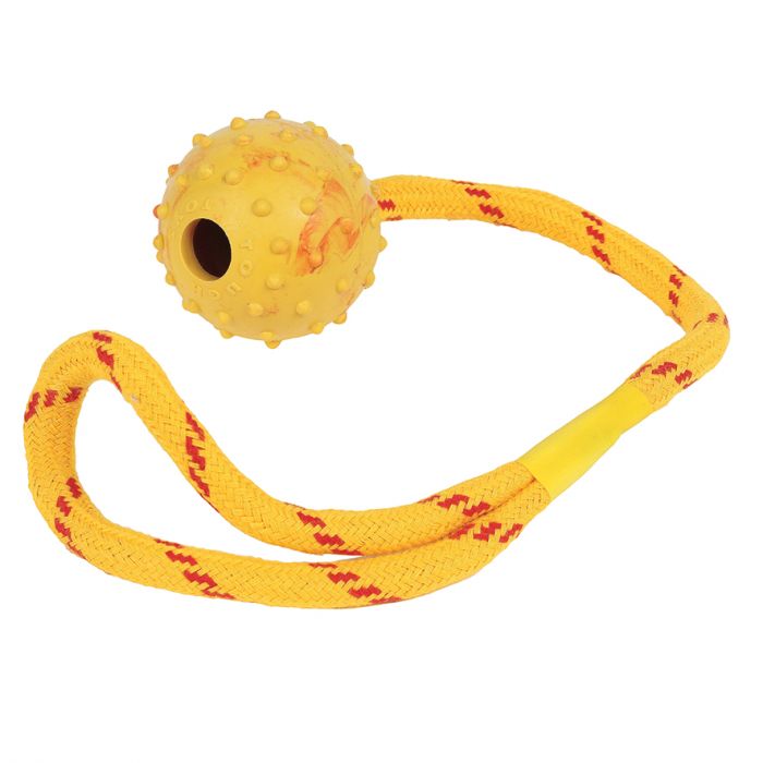 Studded Rope Ball 2" Floater Dog Toy