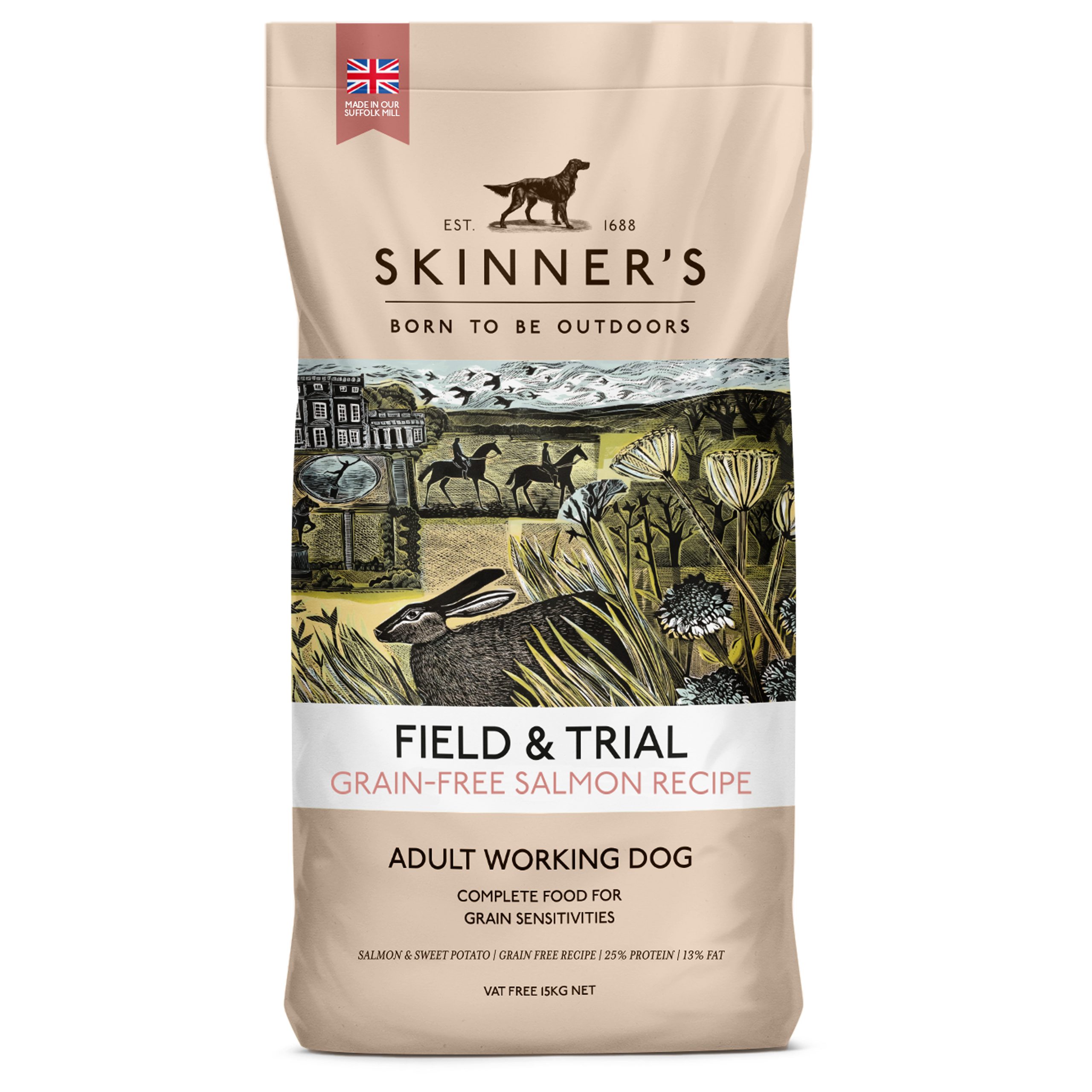 Skinners Field & Trial Grain Free Salmon 15kg
