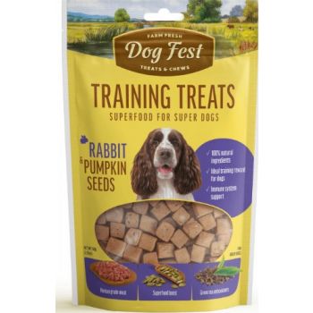 Pet Fest Training Dog Treats Rabbit & Pumpkin Seeds