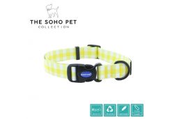 Yellow Check Patterned Collar L