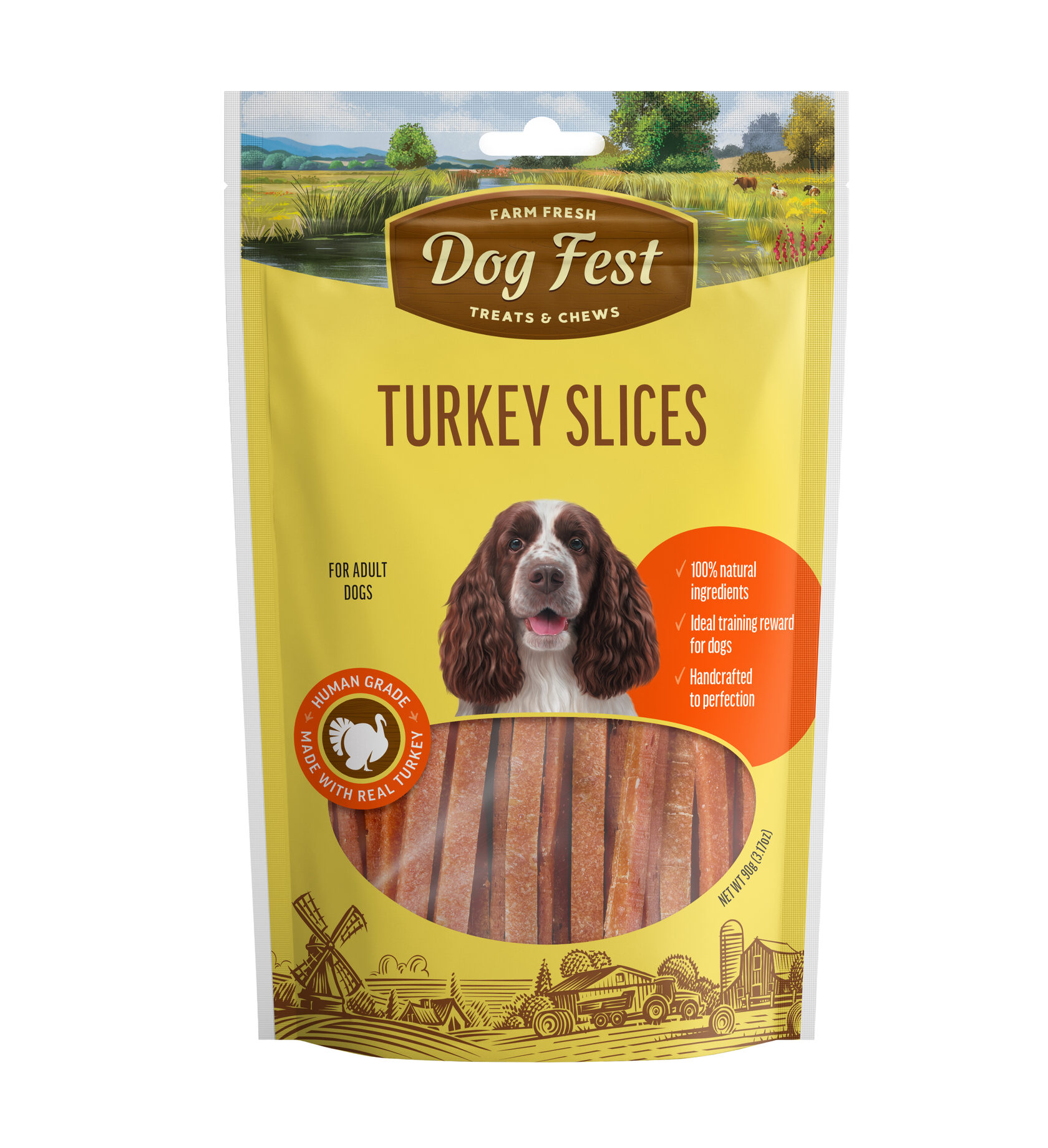 Pet Fest Turkey Slices Dog Treats