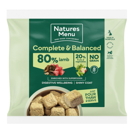 Natures Menu 80% Lamb Nuggets 1kg