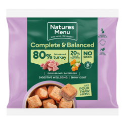 Natures Menu 80% Turkey Nuggets 1kg