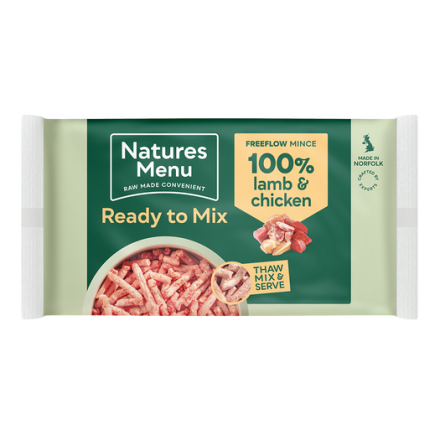 Natures Menu  100% Lamb & Chicken Freeflow 2kg