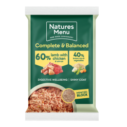 Natures Menu 60% Lamb & Chicken Block 300g