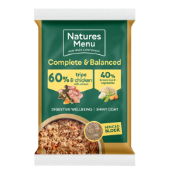 Natures Menu 60% Tripe, Chicken & Salmon Block 300g