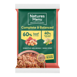 Natures Menu 60% Beef & Chicken Block 300g