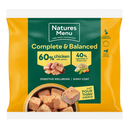 Natures Menu 60% Chicken & Salmon Nuggets 1kg