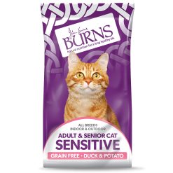 Burns Sensitive & Grain Free Cat Duck & Potato 300g