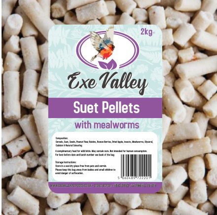 Exe Valley Suet Pellets Mealworms 2kg