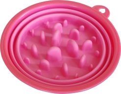 Alternative view of H&B Pop up slow feeder travel bowl 17.5cm (mixed colours)