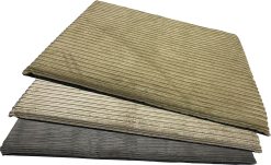 H&B Fabric Padded bed / Mat (mixed colours)