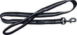 H&B sports reflective padded lead 1" x 120 black