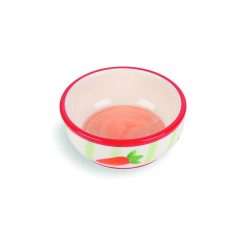 Carrot Stripe Small Animal Bowl