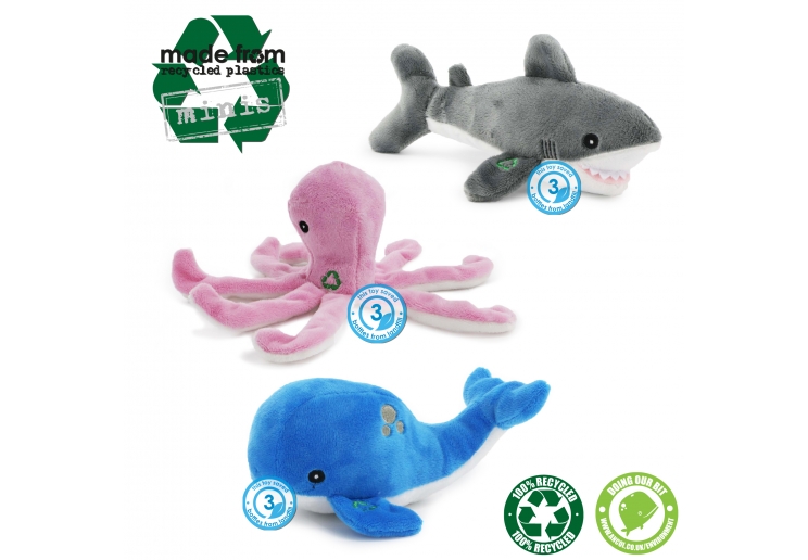 Made From Mini Shark Octopus and Oshi Dog Toy