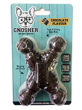 Gnosher Chocolate Dog Toy