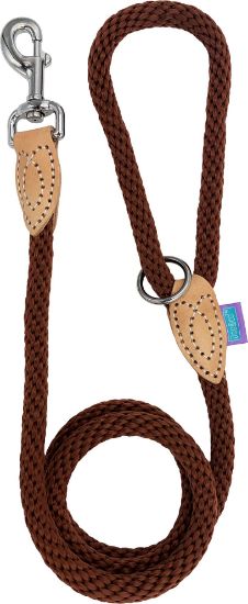 DOG & CO 8mm Softtouch Trigger Rope Lead BROWN