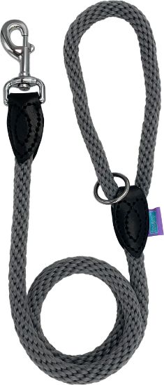 DOG & CO 8mm Softtouch Trigger Rope Lead GREY