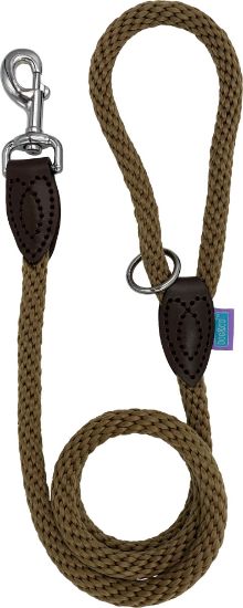 DOG & CO 8mm Softtouch Trigger Rope Lead KHAKI