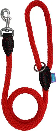 DOG & CO 8mm Softtouch Trigger Rope Lead RED