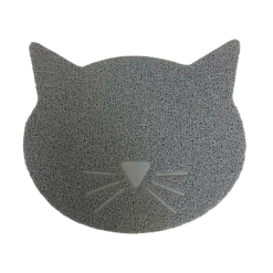 Cat Feeding Mat Grey Lge