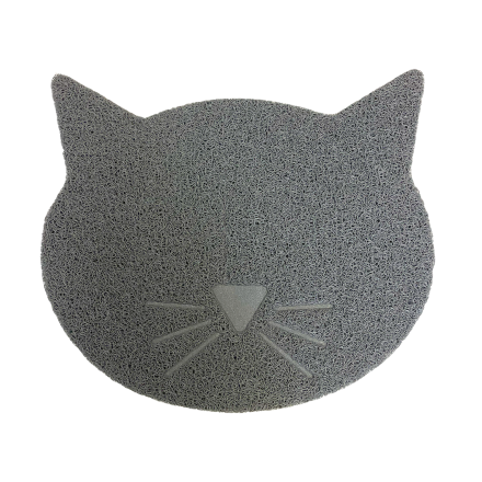 Cat Feeding Mat Grey Lge