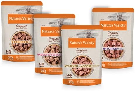 Nature's Variety Cat Wet Pouches - Original Multipack 12 x 70g