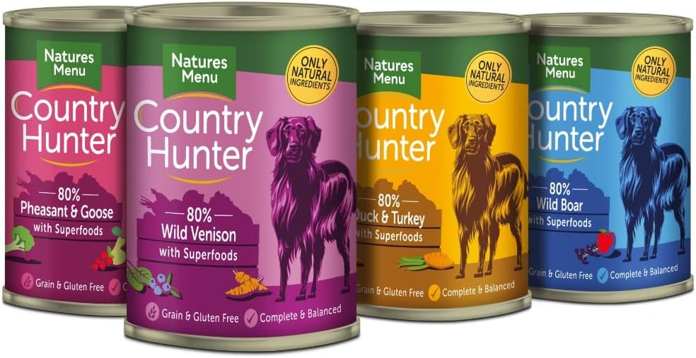 Country Hunter Dog Wet Can Game Meat Selection Multipack 12 x 400g
