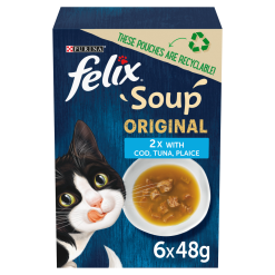 FELIX Soup Mixed Variety Fish Selection 6x48g