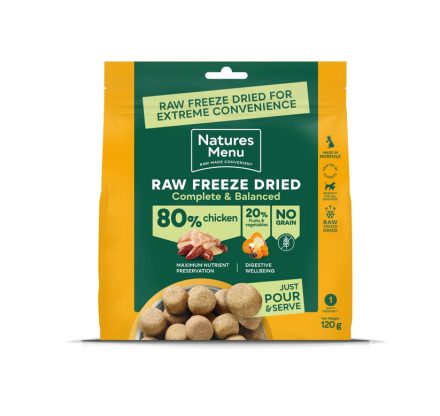 Natures Menu Freeze Dried 80/20 Chicken 250g