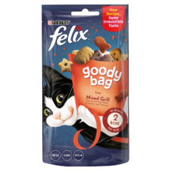 Felix Goody Bag Cat Treat Mixed Grill 60G
