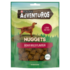 ADVENTUROS Dog Treat Boar Wild Flavour Nuggets 90G