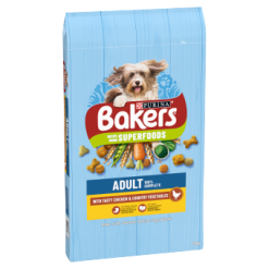 Bakers Adult Dog Food Chicken and Veg 14KG