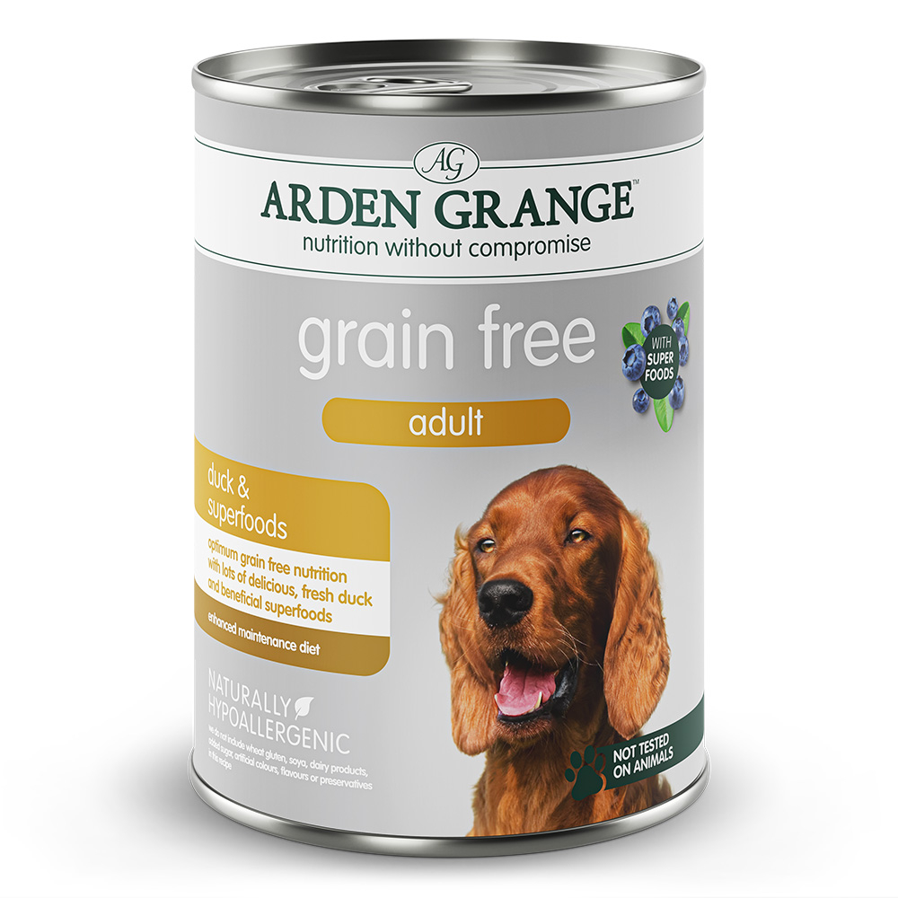 Arden Grange Grainfree Adult Duck & superfoods 6 x 395g