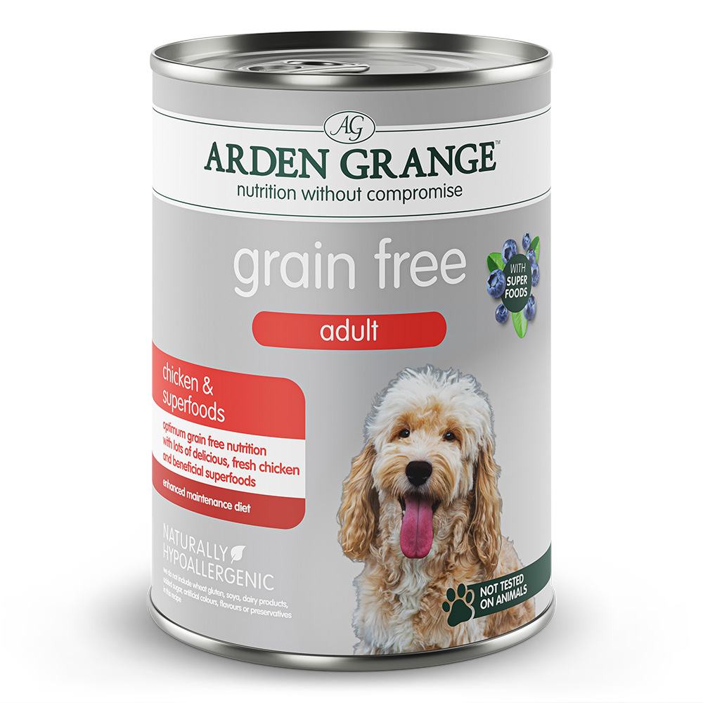 Arden Grange Grainfree Adult chicken & superfoods 6 x 395g