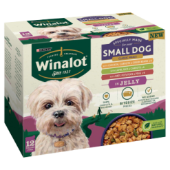 Winalot Small Dog Pouch in Jelly Beef / Chicken & Lamb 12X100G