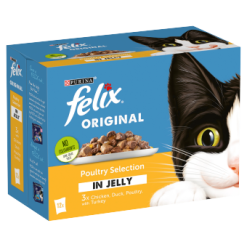 Felix Cat Food Farm Selection In Jelly 12X85G ( formaly Poultry selection )