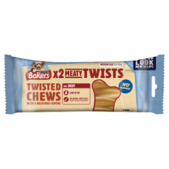 Bakers Medium Dog Treat Meaty Twist 180G