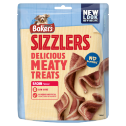 Bakers Dog Treat Bacon Sizzlers 90G