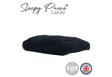 Supersoft Plush Mattress Bed 75cm x 60cm NAVY