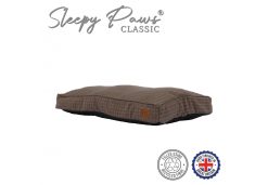 Check Mattress Bed 75cm x 60cm Brown Check