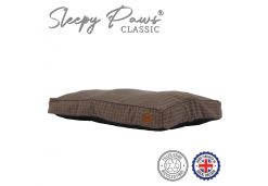 Check Mattress Bed 100cm x 70cm Brown Check